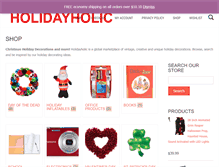 Tablet Screenshot of holidayholic.com